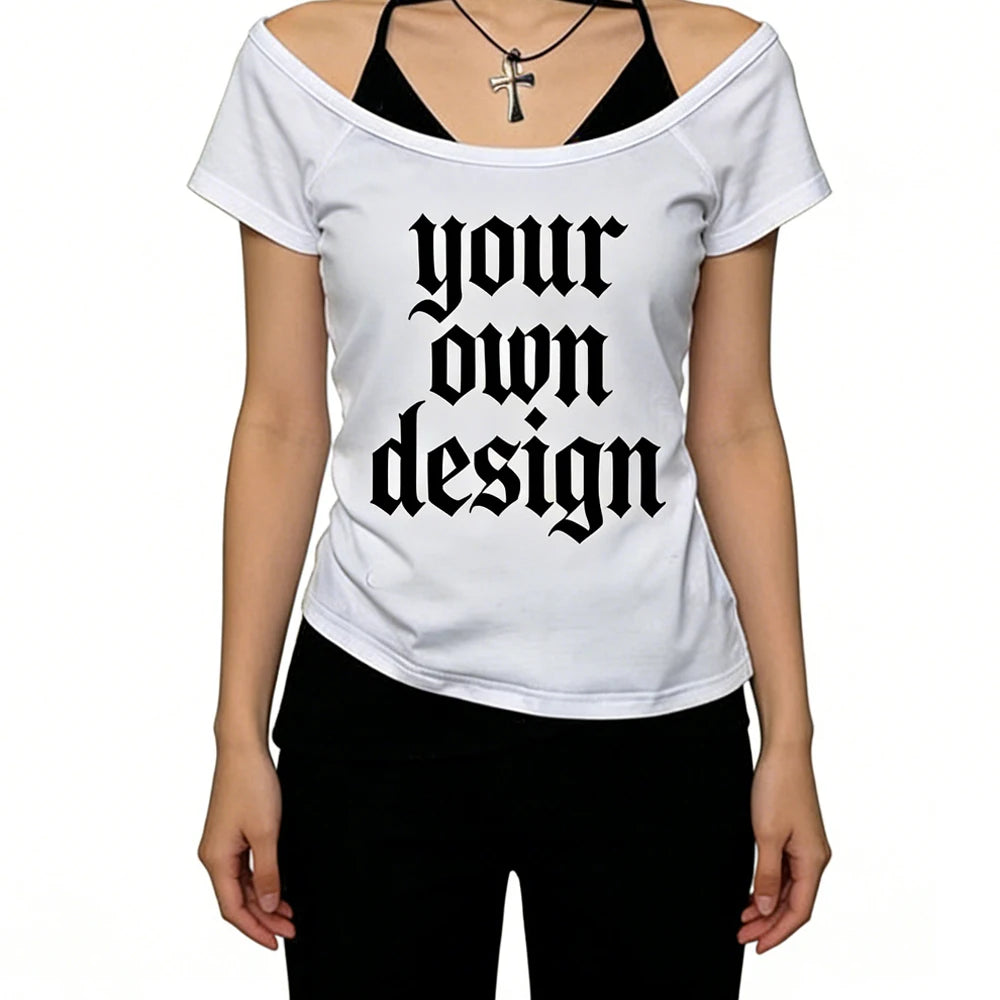 Trendy Women's Custom Clothing tshirt girl aesthetic Comfortable Pop Culture streetwear top tees Vintage kawaii Trendy harajuku