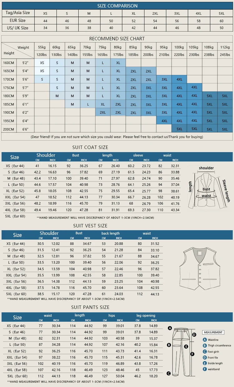 ST Cassy High Quality Men's Suit Summer thin breathable Slim Fit Formal Business Office Men's Suits（jacket+Vest+Pants）