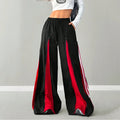 25 year old girl hip-hop and street dance costumes, cool jazz stage costumes, K-pop performance pants, multi zipper design, loos